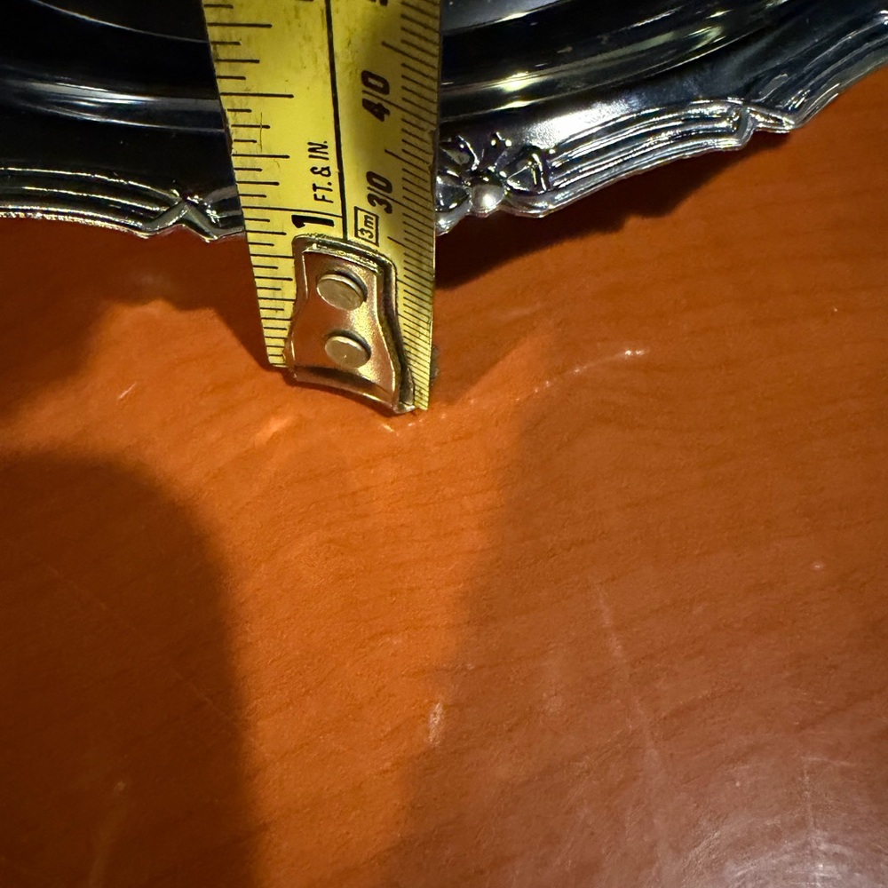Silver Plated  Decorative Food Storage Plate - Picture 6 of 6